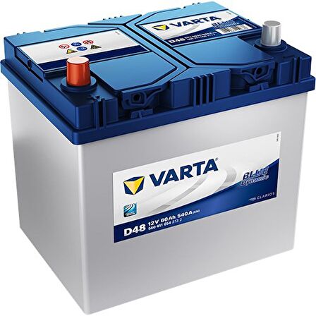 VARTA 60AH DÜZ KAPAK TERS KUTUP AKÜ
