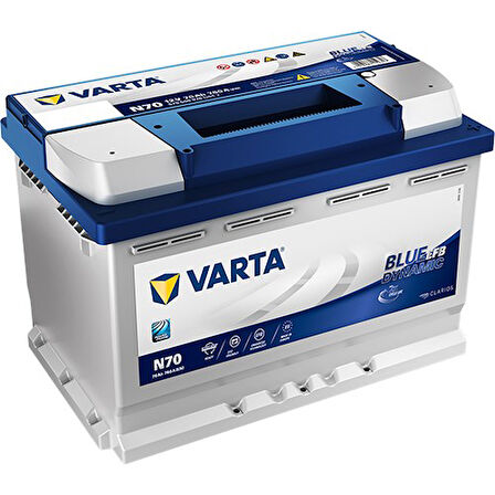 Varta N70 12V 70 Ah 760A EFB Start-Stop Akü (Üretim Tarihi:2025 )