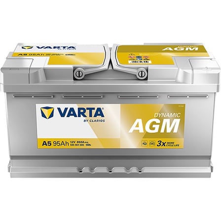 Varta A5 12V 95Ah 850A Dynamic Start Stop Agm Akü ( Üretim Tarihi:2026 )