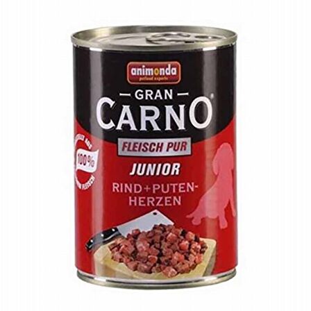 Animonda Grand Carno Sığır Et Hindi Yürek Yavru Köpek Mama 6x400 Gr 