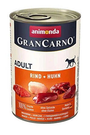 Animonda Gran Carno Sığır Etli Ve Tavuklu Yetişkin Köpek Konservesi 400 Gr x 6 Adet
