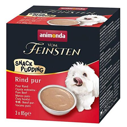 Animonda Vom Feinstein Biftekli Puding Köpek Ödülü 3 Adet 85 Gr