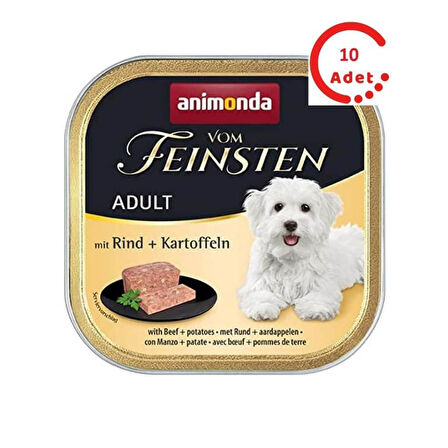 Animonda Biftekli ve Patatesli Yetiskin Köpek Konservesi 150 Gr x 10 Adet  