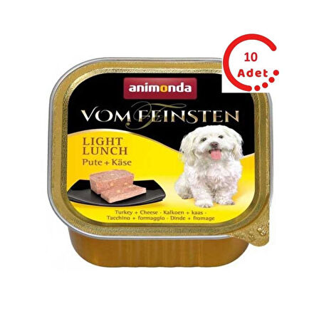 Animonda Hindili ve Peynirli Yetiskin Köpek Konservesi 150 Gr x 10 Adet 