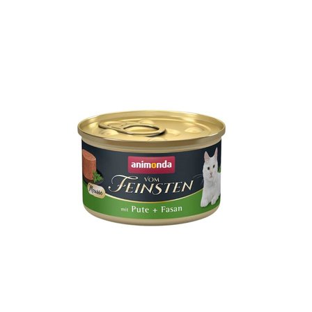 Animonda VomFeinsten Hindili ve Sülünlü Yetişkin Kedi Konservesi 85 Gr