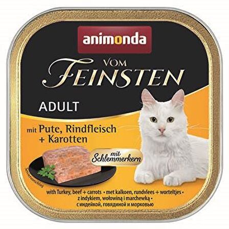 Animonda Vom Feinsten Hindi Sığır Havuçlu Kedi Kon