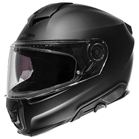 Schuberth S3 Matt Black Kapalı Motosiklet Kaskı