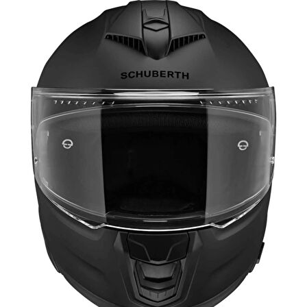 Schuberth S3 Matt Black Kapalı Motosiklet Kaskı