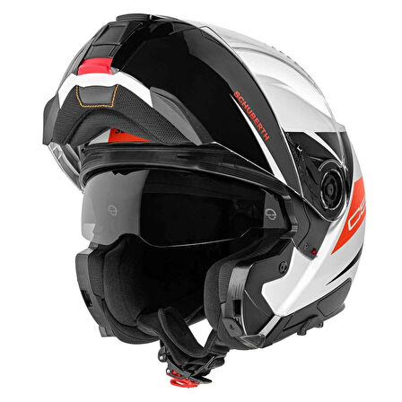 Schuberth C5 Eclipse Red Çene Açılır Motosiklet Kaskı