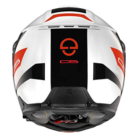 Schuberth C5 Eclipse Red Çene Açılır Motosiklet Kaskı