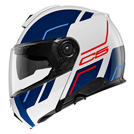 Schuberth C5 Master Blue Çene Açılır Motosiklet Kaskı