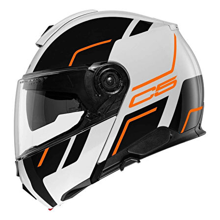 Schuberth C5 Master Orange Çene Açılır Motosiklet Kaskı