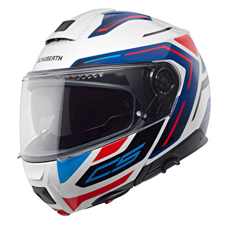 Schubert C5 Omega White Çene Açılır Motosiklet Kask