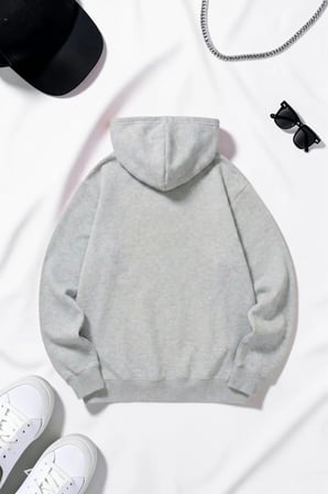 Unisex Love Baskılı Oversize Hoodie Kapüşonlu Sweatshirt