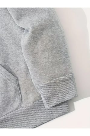 Unisex Love Baskılı Oversize Hoodie Kapüşonlu Sweatshirt