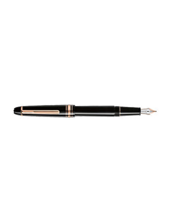 Montblanc Meisterstück Kırmızı Altın Kaplamalı Klasik Dolma Kalem 112677
