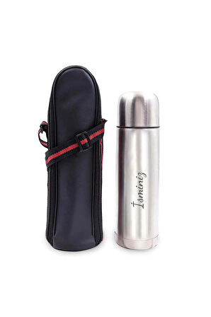 Deri Çantalı Çelik Termos