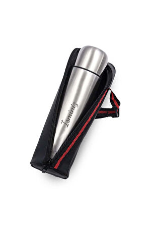 Deri Çantalı Çelik Termos