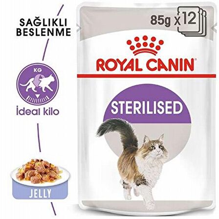 Royal Canin Jelly Kısırlaştırılmış Kedi Konservesi 6x85 Gr 