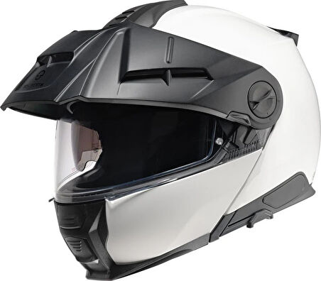 Schuberth E2 Glossy White Çene Açılır Motosiklet Kaskı