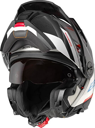 Schuberth E2 Defender White Çene Açılır Motosiklet Kaskı