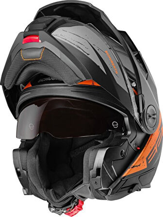 Schuberth E2 Explorer Orange Çene Açılır Motosiklet Kaskı