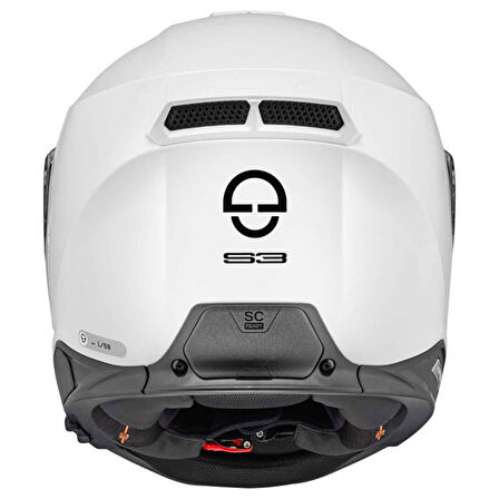 Schuberth S3 Glossy White Kapalı Motosiklet Kaskı