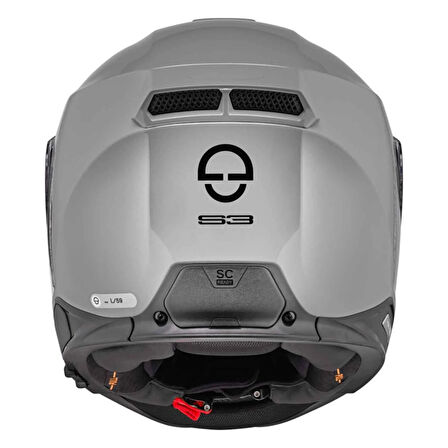 Schuberth S3 Concrete Grey Kapalı Motosiklet Kaskı