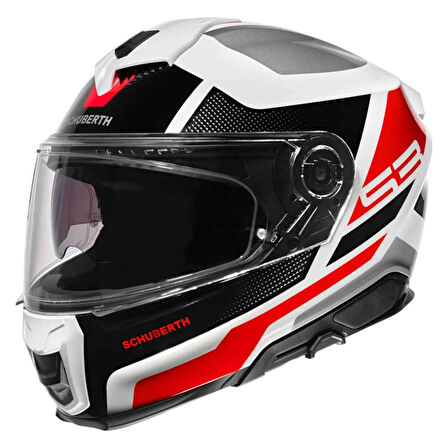 Schuberth S3 Daytona Red Kapalı Motosiklet Kaskı