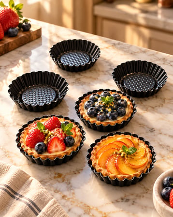 Tart Kalıbı Seti 6'lı - 11 cm