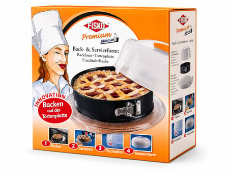 Cam Tabanlı Kek Kalıbı – 380° Dayanıklı, Sızdırmaz ve Taşınabilir Saklama Kaplı