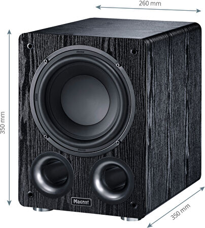 Magnat Alpha RS 8 Siyah Subwoofer