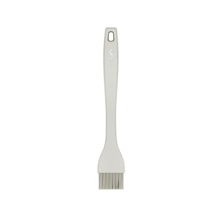 Lurch - Platin Silikon Pasta Fırçası  25,5 cm Açık Gri -  Yanmaz, Yapışmaz, Bükülmez, Çizmez, Tat ve Koku Bırakmaz - 240011