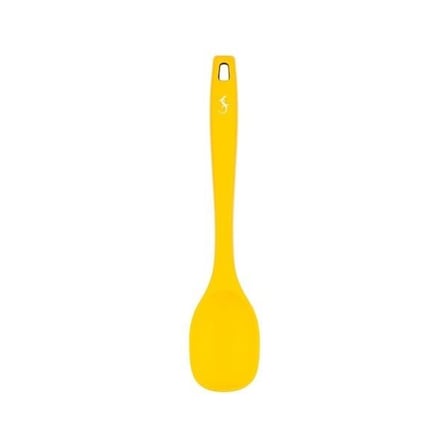 Lurch - Platin Silikon Yemek Kaşığı 28 cm Sarı - Yanmaz, Yapışmaz, Bükülmez, Çizmez, Tat ve Koku Bırakmaz - 240041