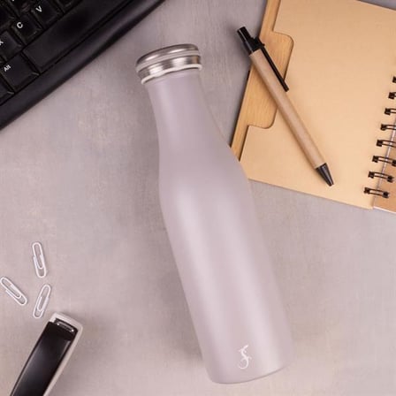 Lurch - 500 Ml Granit Gri, Paslanmaz Çelik Termos - Çift Cidarlı, Sızdırmaz - 240805