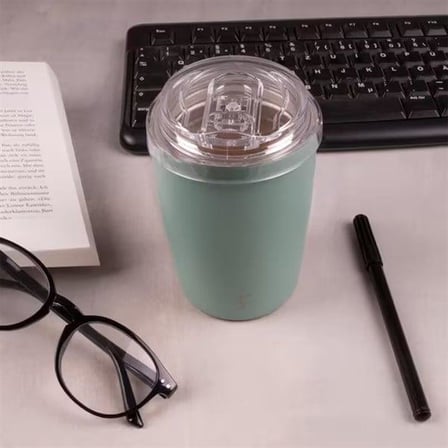 Lurch - "Coffee-To-Go" 300 ml Adaçayı Yeşil, Paslanmaz Çelik Termos - Çift Cidarlı - 270984