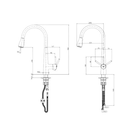 ECA Dalia-Minimal Spiralli Eviye Bataryası 402118056