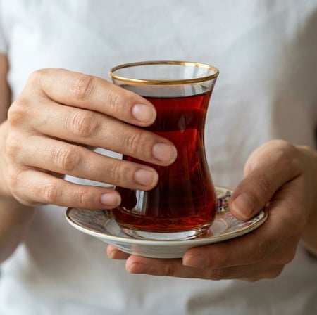 Mevlana Çay Siyah Bardak Poşet 50'Li