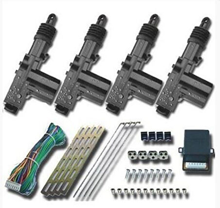 12V MERKEZİ KİLİT SETİ 4 MOTORLU