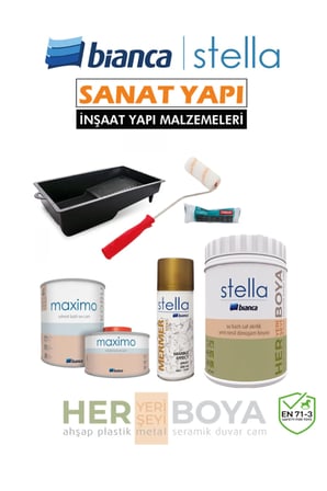 Boya Set ( Siyah Boya - Gold Efekt )