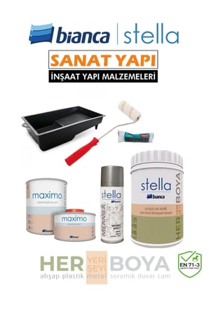 Boya Set ( Beyaz Boya - Gümüş Efekt )