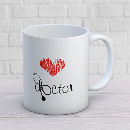 14 Mart Tıp Bayramı Doctor Baskılı Kupa Bardak