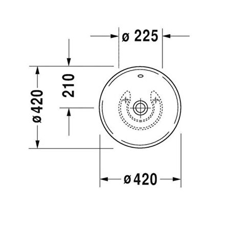 Duravit Bacino Çanak Lavabo 42 Cm 0325420000