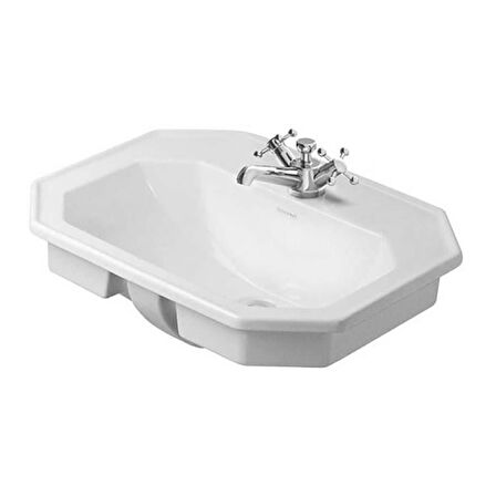 Duravit 1930 Seri Lavabo Üstten Geçme 58 Cm Üç Delikli 0476580030