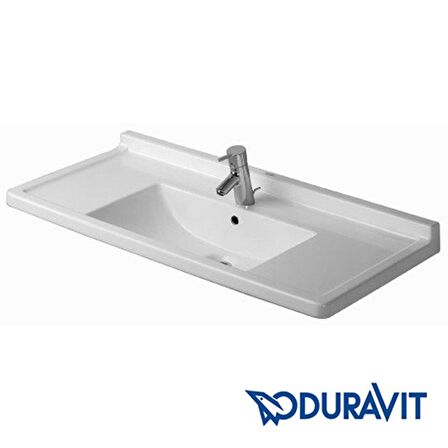 Duravit Starck 3 Etajerli Lavabo 105 Cm Beyaz 0304100000