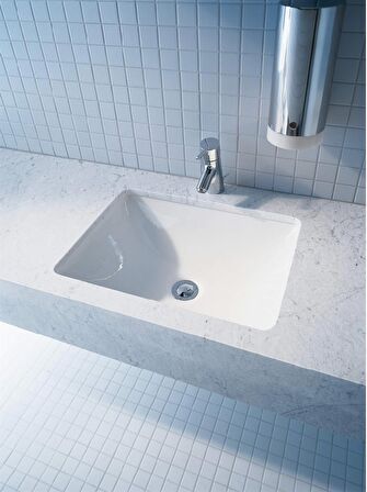 Duravit Starck 3 Tezgahaltı Lavabo 49 cm, Alpin Beyaz 0305490000