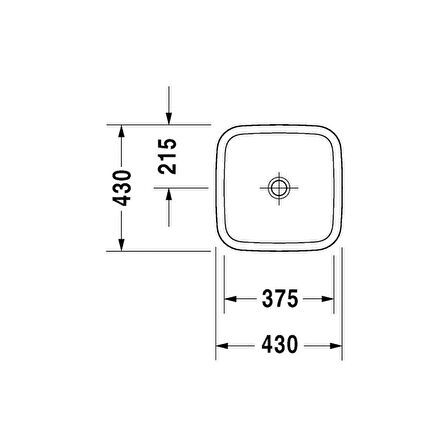 Duravit Durastyle Çanak Lavabo 43 Cm 0349430000