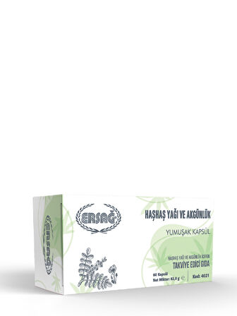 Ersağ Haşhaş Yağı Ve Akgünlük Kapsül