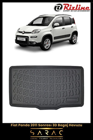 Rizline Fiat Panda 2013 Model 3D Bagaj Havuzu