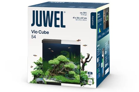 Juwel Vio Cube 54 Siyah Akvaryum Seti 41x36x47 cm LED Aydınlatmalı ve Filtreli